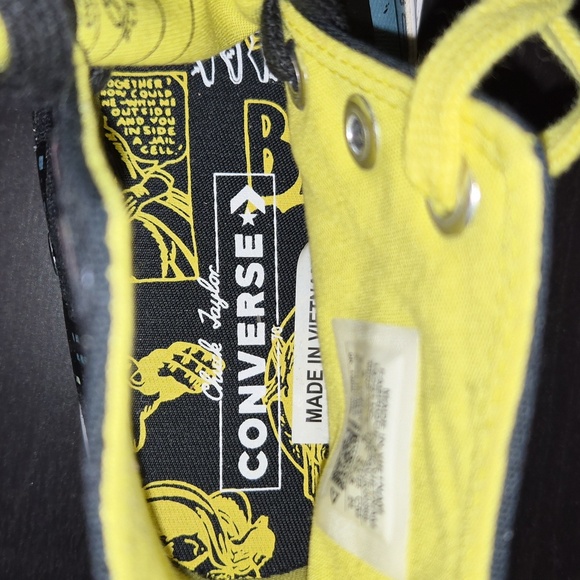 Converse Black and Yellow Superhero High-Tops - Picture 6 of 9